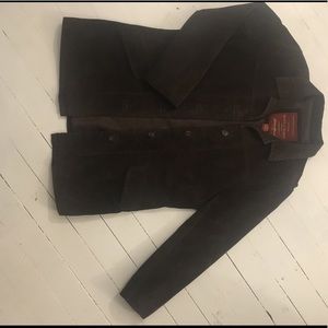 Eddie Bauer Authentic Seattle Suede Leather Jacket